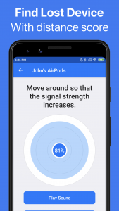 اسکرین شات 2 برنامه Wunderfind: Find Lost Device - Headphones