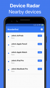 اسکرین شات 3 برنامه Wunderfind: Find Lost Device - Headphones