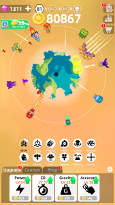 اسکرین شات 3 بازی Planet Smash