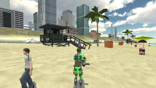 اسکرین شات 6 بازی Green Rope Hero: Vegas City