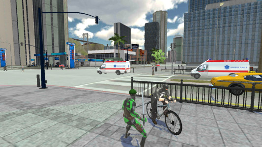 اسکرین شات 3 بازی Green Rope Hero: Vegas City