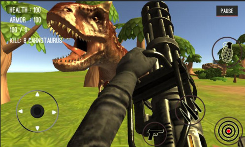 اسکرین شات 2 بازی Dinosaur Hunter Dino City 2017