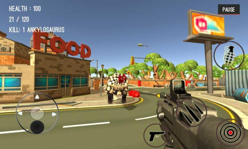 اسکرین شات 3 بازی Dinosaur Hunter Dino City 2017