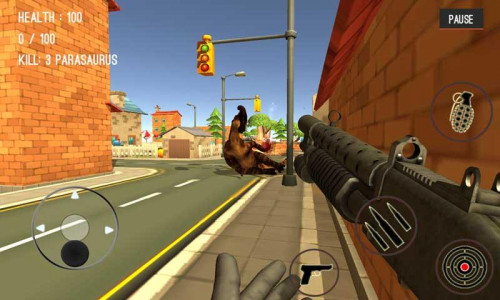 اسکرین شات 6 بازی Dinosaur Hunter Dino City 2017