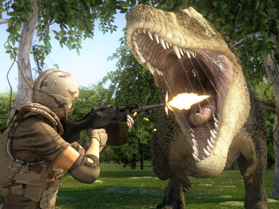 اسکرین شات 1 بازی Dinosaur Hunter Dino City 2017