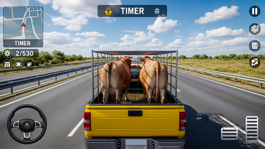 اسکرین شات 6 بازی Animal Cargo Truck Simulator