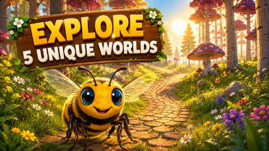 اسکرین شات 2 بازی Honey Bee Life Simulator 3D