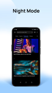 اسکرین شات 4 برنامه Petal Browser: Fast & Secure