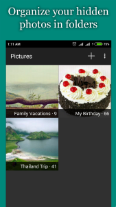اسکرین شات 3 برنامه Hide Photos, Video and App Loc