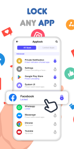 اسکرین شات 5 برنامه App Lock - Applock Fingerprint