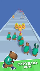 اسکرین شات 1 بازی Capybara Run: 456 Rat Survival