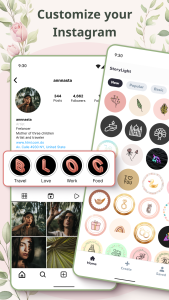 اسکرین شات 2 برنامه Highlight Cover Maker
