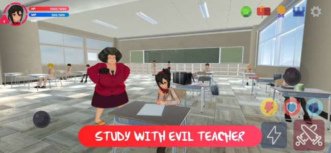 اسکرین شات 4 بازی High School Simulator 3D