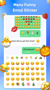 اسکرین شات 6 برنامه LED Keyboard: RGB Themes
