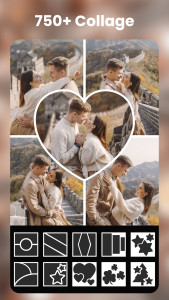 اسکرین شات 5 برنامه Love Collage & Photo Frames