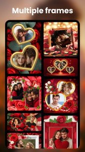 اسکرین شات 4 برنامه Love Collage & Photo Frames