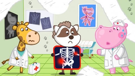 اسکرین شات 3 بازی Hippo doctor: Kids hospital