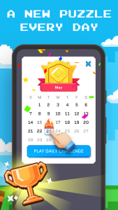 اسکرین شات 4 بازی Blockin' Color - Block Puzzle