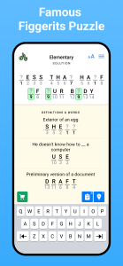 اسکرین شات 1 بازی Figgerits - Word Puzzle Game