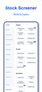 اسکرین شات 6 برنامه Stock Screener, AI Scanner