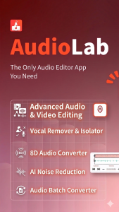 اسکرین شات 1 برنامه AudioLab Audio Cutter & Editor
