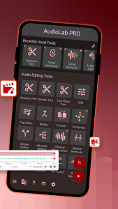 اسکرین شات 2 برنامه AudioLab Audio Cutter & Editor
