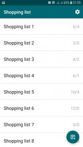 اسکرین شات 1 برنامه Shopping list. CheckList