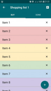 اسکرین شات 2 برنامه Shopping list. CheckList