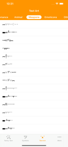 اسکرین شات 5 برنامه Fancy Text Symbols