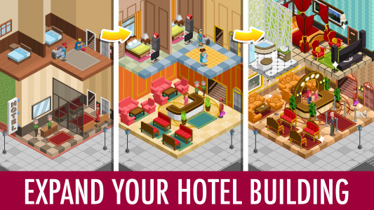 اسکرین شات 5 بازی Hotel Tycoon Empire: Idle game