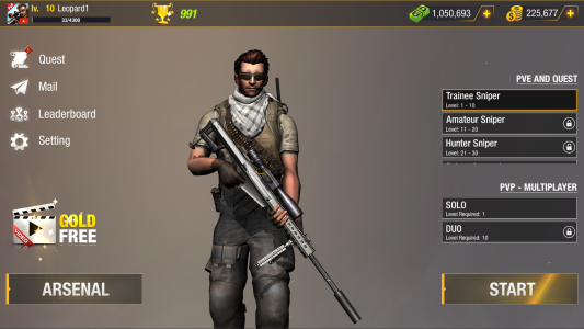 اسکرین شات 4 بازی Sniper Warrior: PvP Sniper