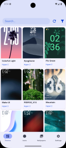 اسکرین شات 1 برنامه HyperOS Themes & Wallpapers