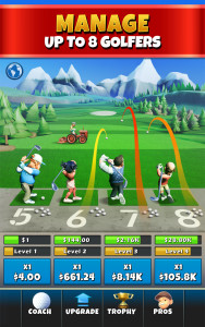 اسکرین شات 1 بازی Idle Golf Tycoon Driver Clash