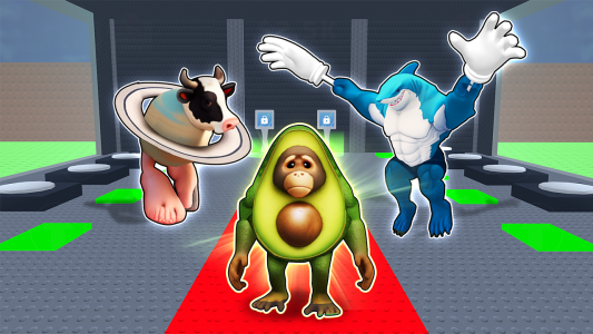 اسکرین شات 3 بازی Monster Parkour: Blox Obby Run