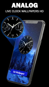 اسکرین شات 3 برنامه Smart Clock Live Wallpaper