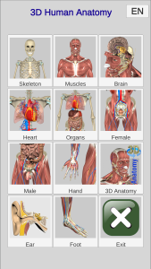 اسکرین شات 1 برنامه 3D Bones and Organs (Anatomy)