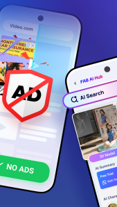 اسکرین شات 2 برنامه Free Adblocker Browser:Adblock