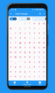 اسکرین شات 3 برنامه zFont Tool - Android Font Tool