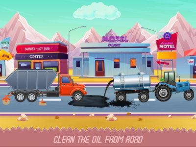 اسکرین شات 5 برنامه Truck Adventure Game: Car Wash