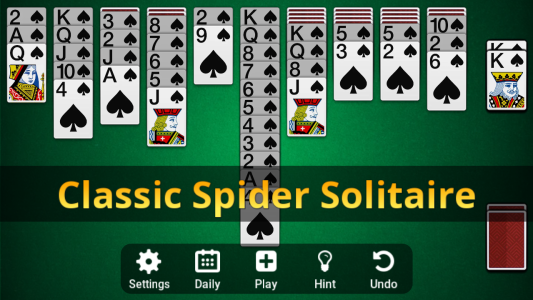 اسکرین شات 1 بازی Spider Solitaire