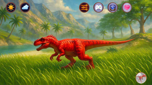 اسکرین شات 1 برنامه Allosaurus: Jurassic Predator