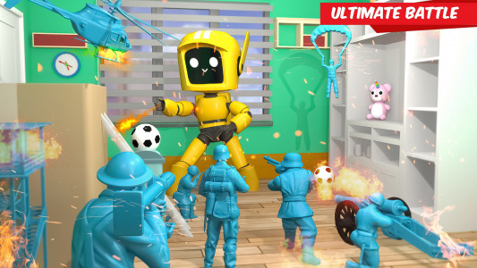 اسکرین شات 4 برنامه Army Toys War Attack Shooting