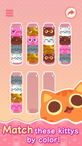 اسکرین شات 2 بازی Meow MixUp: Sorting Puzzle