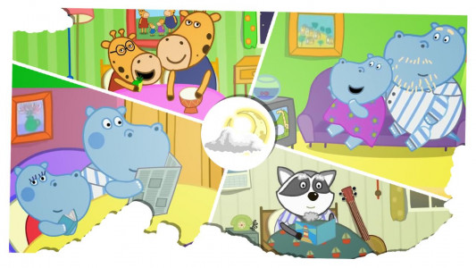 اسکرین شات 2 بازی Good Night Hippo