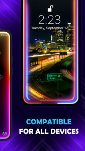 اسکرین شات 4 برنامه Edge Lighting: LED Borderlight