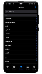 اسکرین شات 5 برنامه iCall Dialer Contacts & Calls