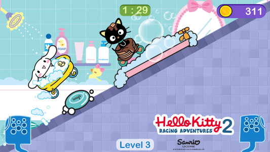اسکرین شات 3 بازی Hello Kitty games - car game