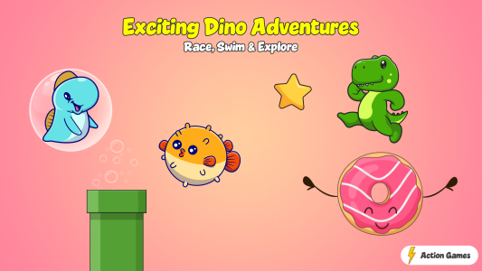 اسکرین شات 6 بازی Dino puzzle & games for kids