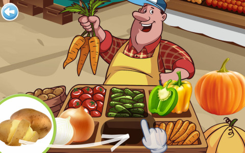 اسکرین شات 6 بازی Puzzle for kids - learn food