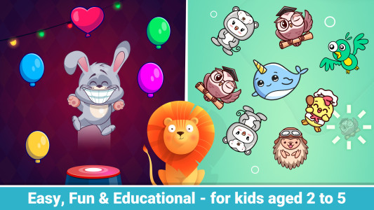 اسکرین شات 4 بازی Animal Puzzle & Games for Kids